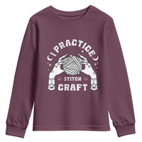 Witch Crochet Youth Sweatshirt I Practice Stitch Craft
