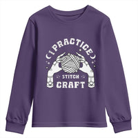Witch Crochet Youth Sweatshirt I Practice Stitch Craft