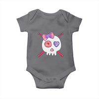 Cute Skull Crochet Knitting Baby Onesie