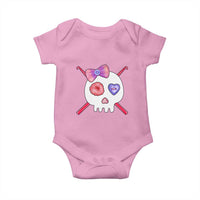 Cute Skull Crochet Knitting Baby Onesie