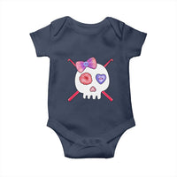 Cute Skull Crochet Knitting Baby Onesie