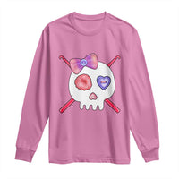 Cute Skull Crochet Knitting Long Sleeve Shirt