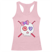 Cute Skull Crochet Knitting Racerback Tank Top