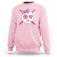 Cute Skull Crochet Knitting Sweatshirt