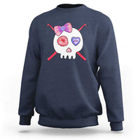 Cute Skull Crochet Knitting Sweatshirt
