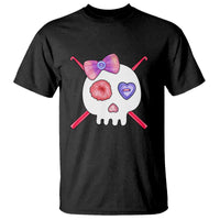 Cute Skull Crochet Knitting T Shirt