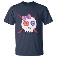 Cute Skull Crochet Knitting T Shirt