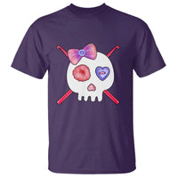 Cute Skull Crochet Knitting T Shirt