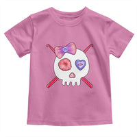 Cute Skull Crochet Knitting Toddler T Shirt