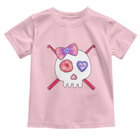 Cute Skull Crochet Knitting Toddler T Shirt