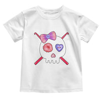 Cute Skull Crochet Knitting Toddler T Shirt