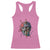 Funny Crochet Racerback Tank Top Yard Skull Halloween Knitting