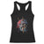 Funny Crochet Racerback Tank Top Yard Skull Halloween Knitting