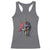 Funny Crochet Racerback Tank Top Yard Skull Halloween Knitting