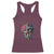Funny Crochet Racerback Tank Top Yard Skull Halloween Knitting