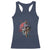 Funny Crochet Racerback Tank Top Yard Skull Halloween Knitting