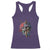 Funny Crochet Racerback Tank Top Yard Skull Halloween Knitting