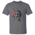 Funny Crochet T Shirt Yard Skull Halloween Knitting
