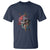 Funny Crochet T Shirt Yard Skull Halloween Knitting