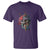 Funny Crochet T Shirt Yard Skull Halloween Knitting