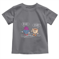 Funny Crochet Coffee Lover Toddler T Shirt She Loves Me More