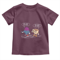 Funny Crochet Coffee Lover Toddler T Shirt She Loves Me More