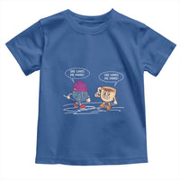 Funny Crochet Coffee Lover Toddler T Shirt She Loves Me More