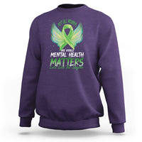 Mental Health Awareness Sweatshirt Not All Wounds Are Visible Let's End The Stigma - Wonder Print Shop