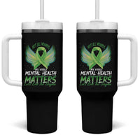 Mental Health Awareness Tumbler With Handle Not All Wounds Are Visible Let's End The Stigma