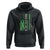 Mental Health Awareness Hoodie No One Fights Alone America Flag Green Ribbon - Wonder Print Shop