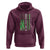 Mental Health Awareness Hoodie No One Fights Alone America Flag Green Ribbon - Wonder Print Shop