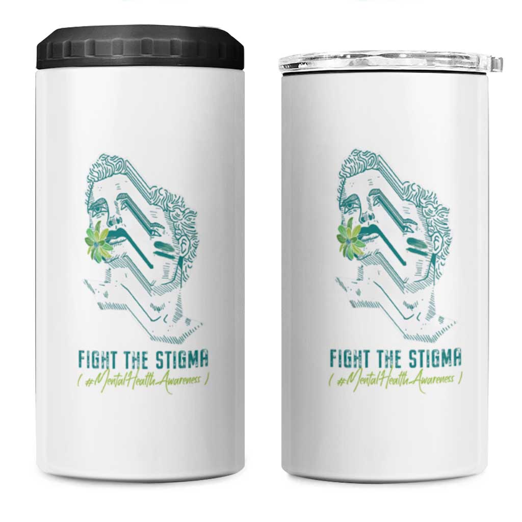 Mental Health Awareness 4 in 1 Can Cooler Tumbler Fight The Stigma Aesthetic
