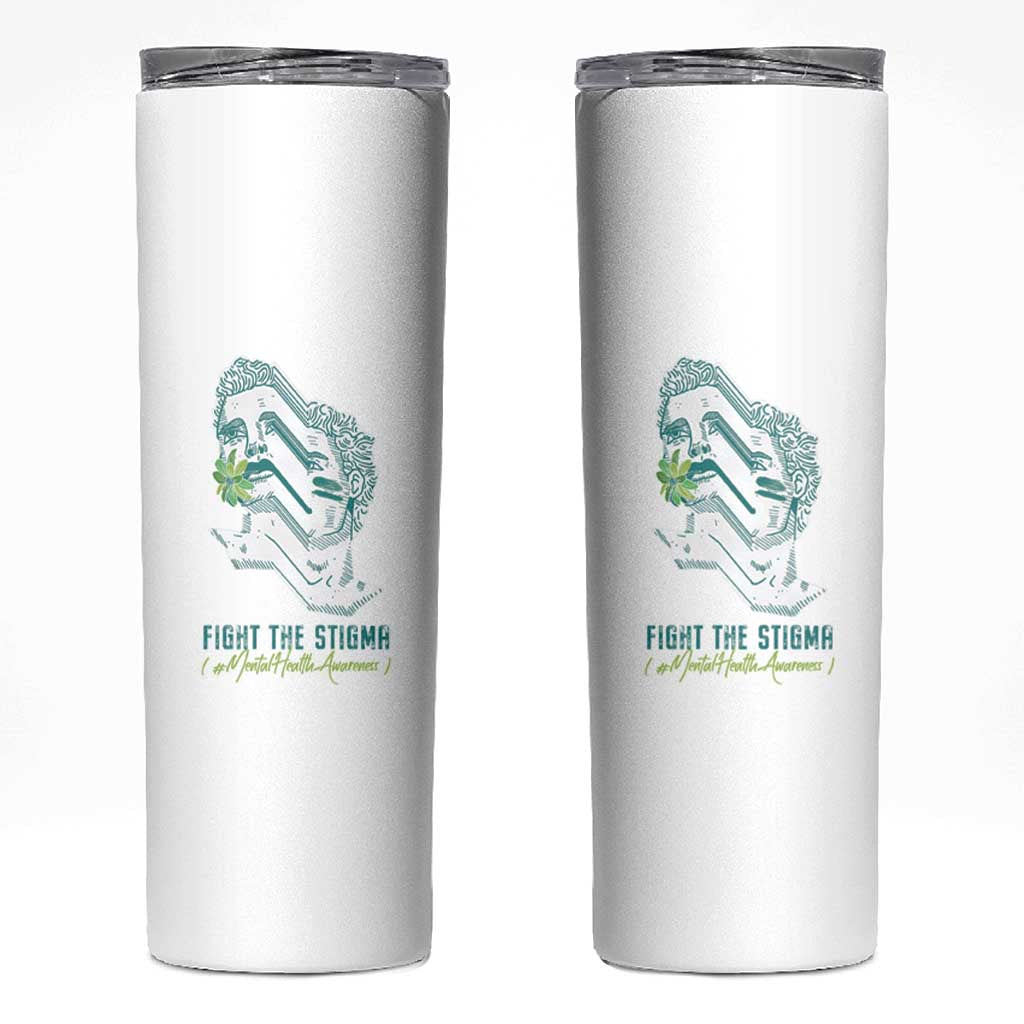 Mental Health Awareness Skinny Tumbler Fight The Stigma Aesthetic
