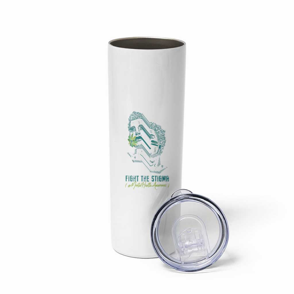 Mental Health Awareness Skinny Tumbler Fight The Stigma Aesthetic