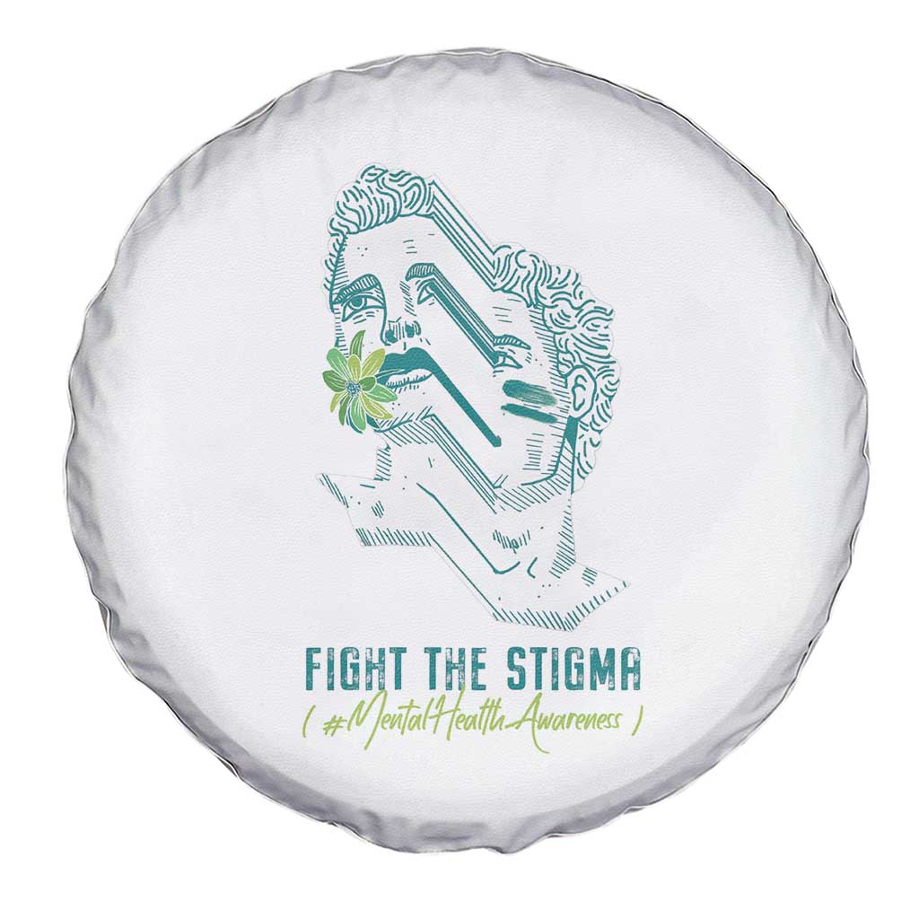 Mental Health Awareness Spare Tire Cover Fight The Stigma Aesthetic