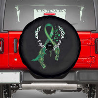Mental Health Awareness Spare Tire Cover Fight The Stigma Butterfly Green Ribbon