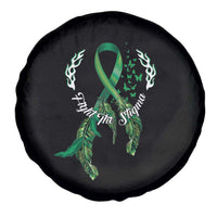 Mental Health Awareness Spare Tire Cover Fight The Stigma Butterfly Green Ribbon