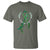 Mental Health Awareness T Shirt Fight The Stigma Butterfly Green Ribbon - Wonder Print Shop