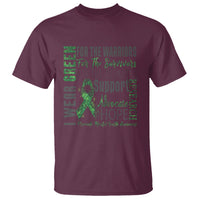 Mental Health Awareness T Shirt I Wear Green For The Warrior - Wonder Print Shop