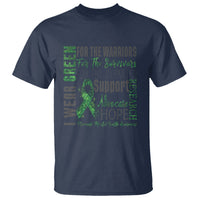 Mental Health Awareness T Shirt I Wear Green For The Warrior - Wonder Print Shop