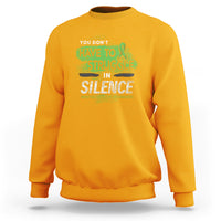 Mental Health Awareness Sweatshirt You Don't Have To Struggle In Silence - Wonder Print Shop