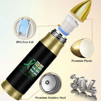 Mental Health Awareness Bullet Tumbler You Are Worthy Loved Needed Enough Green Ribbon