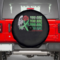 Mental Health Awareness Spare Tire Cover You Are Worthy Loved Needed Enough Typoghaphy