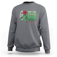 Mental Health Awareness Sweatshirt You Are Worthy Loved Needed Enough Typoghaphy - Wonder Print Shop