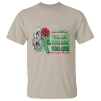 Mental Health Awareness T Shirt You Are Worthy Loved Needed Enough Typoghaphy - Wonder Print Shop