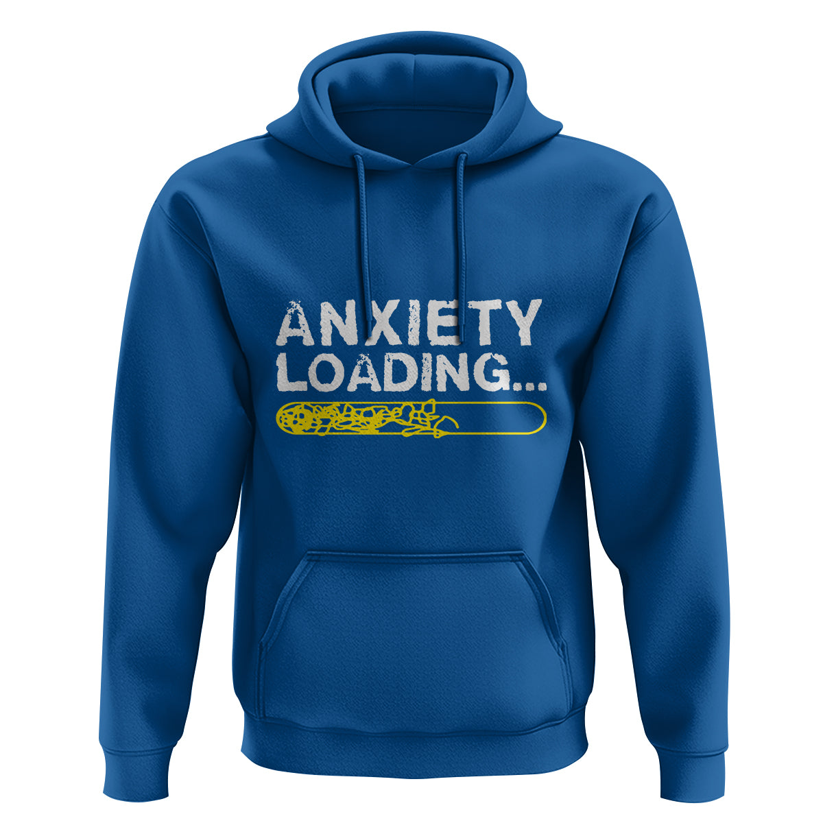Mental Health Awareness Anxiety Loading Hoodie - Wonder Print Shop