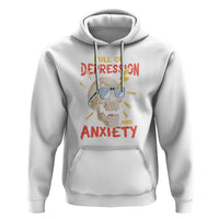 Mental Health Awareness Hoodie Full Of Depression And Anxiety Skull - Wonder Print Shop