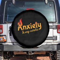 Mental Health Awareness Spare Tire Cover Anxiety Is My Cardio Burn Calories