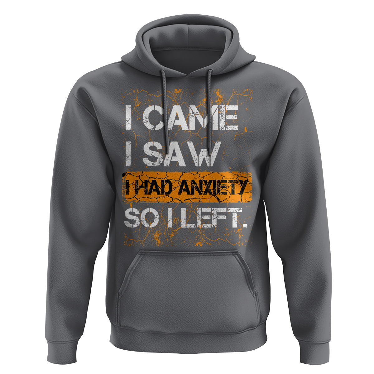 Introvert Hoodie I Came I Saw I Had Anxiety So I Left - Wonder Print Shop