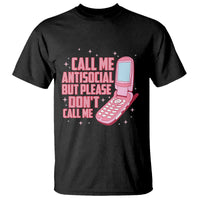 Introvert T Shirt Call Me Antisocial But Please Don't Call Me - Wonder Print Shop